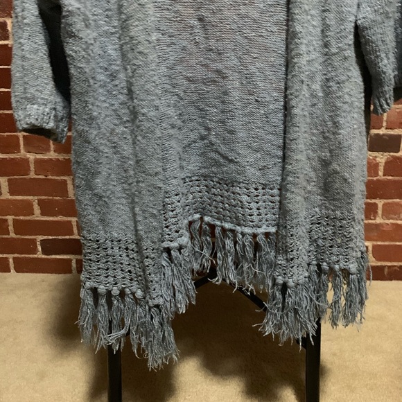 Baby Blue Loft Open Front Cardigan - Picture 3 of 4